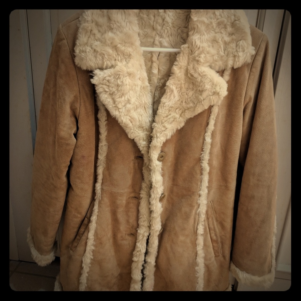 Shearling Leather Winter Jacket